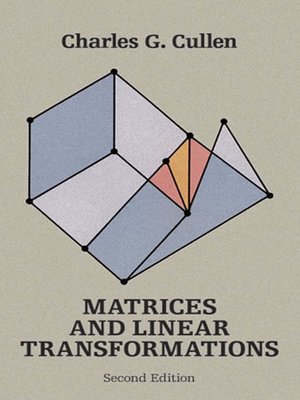 cover image of Matrices and Linear Transformations